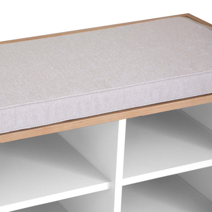 Eaton White Painted Oak Large Hall Bench