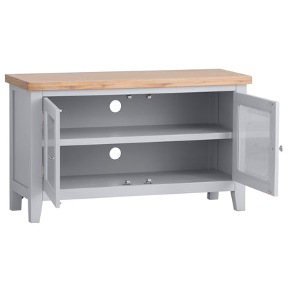 Eaton Grey Painted Oak Small TV Unit