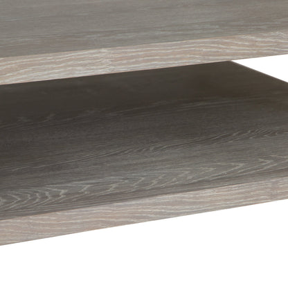 Milan Chrome & Oak Large Coffee Table