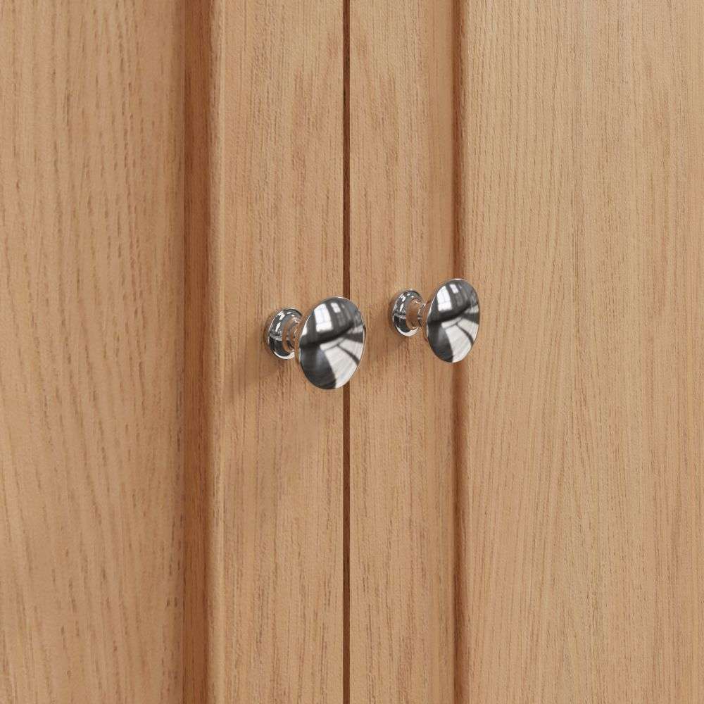 Bergen Oak Large 3 Door Wardrobe