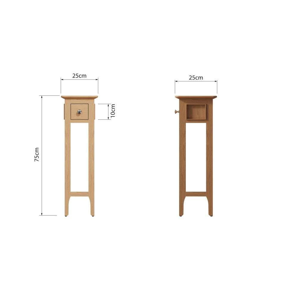 Bergen Oak Plant Stand
