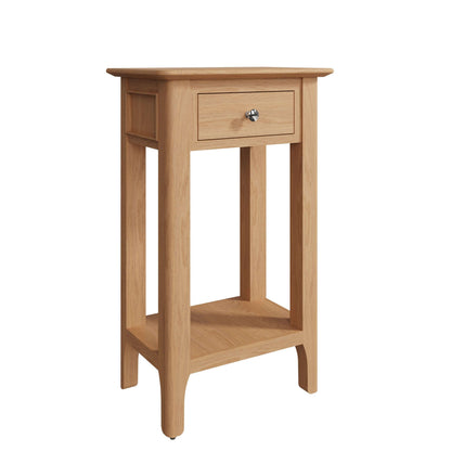 Bergen Oak Telephone Table