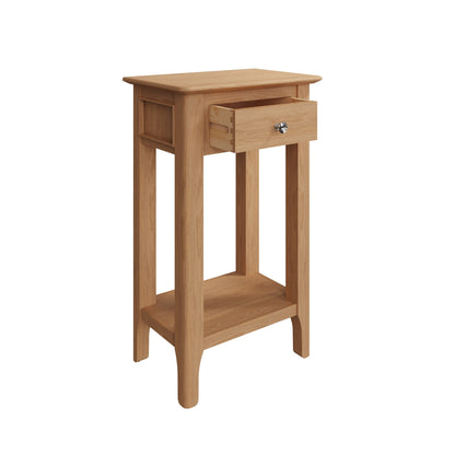 Bergen Oak Telephone Table