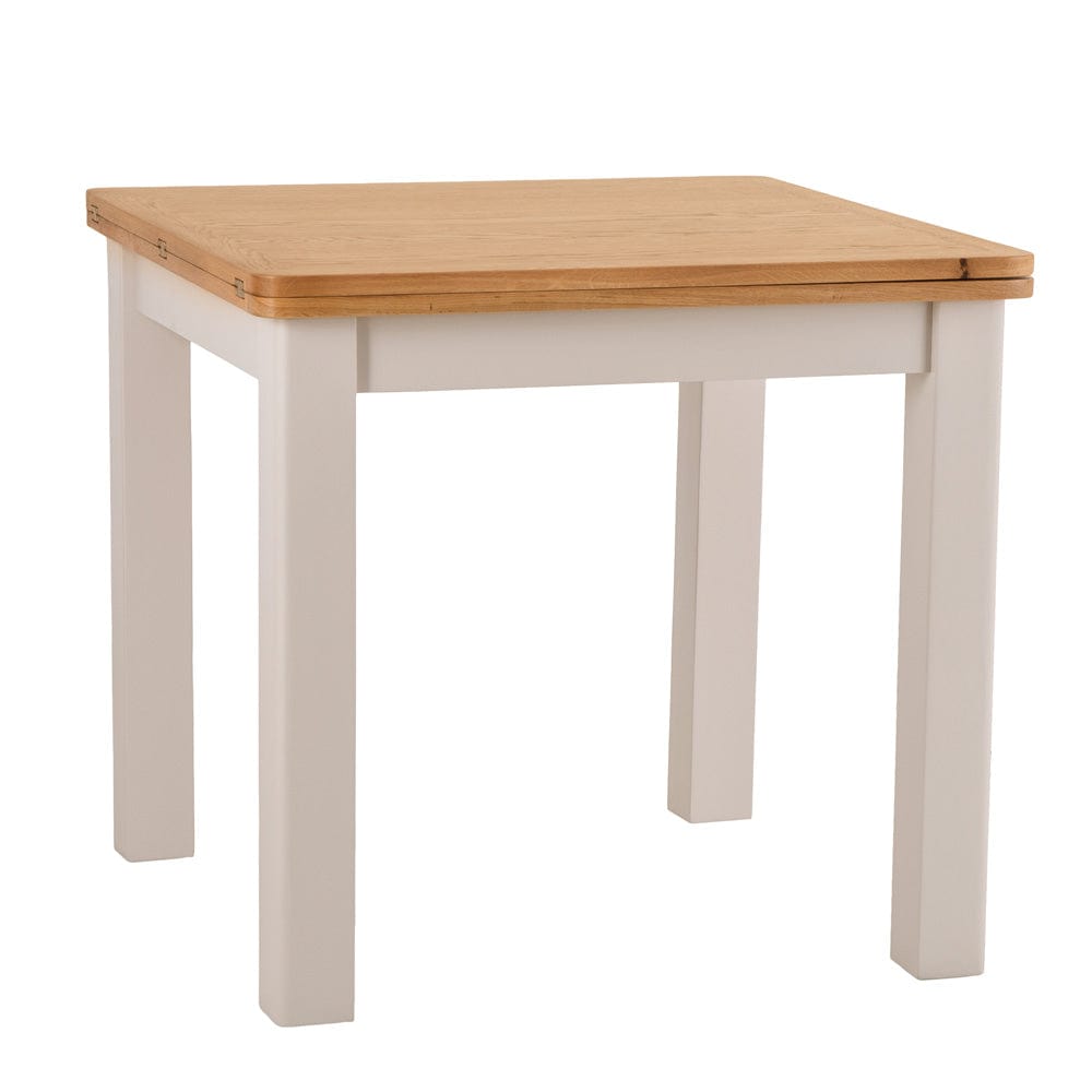 Rutland Painted Oak Flip Top Extending Table