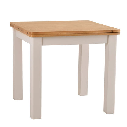 Rutland Painted Oak Flip Top Extending Table