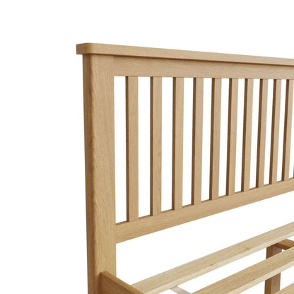 Rutland Oak King Size Bed Frame