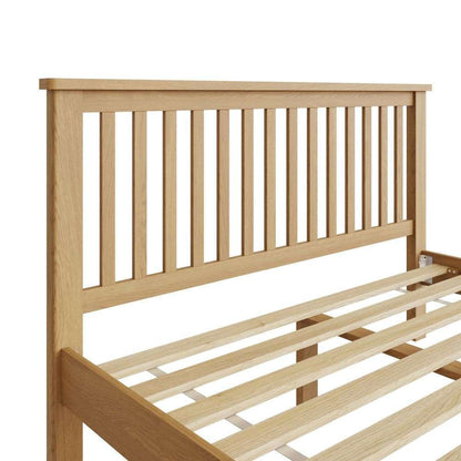Rutland Oak King Size Bed Frame