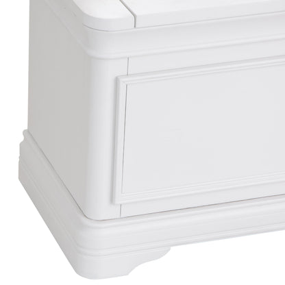 Foxton White Painted Cheval Mirror