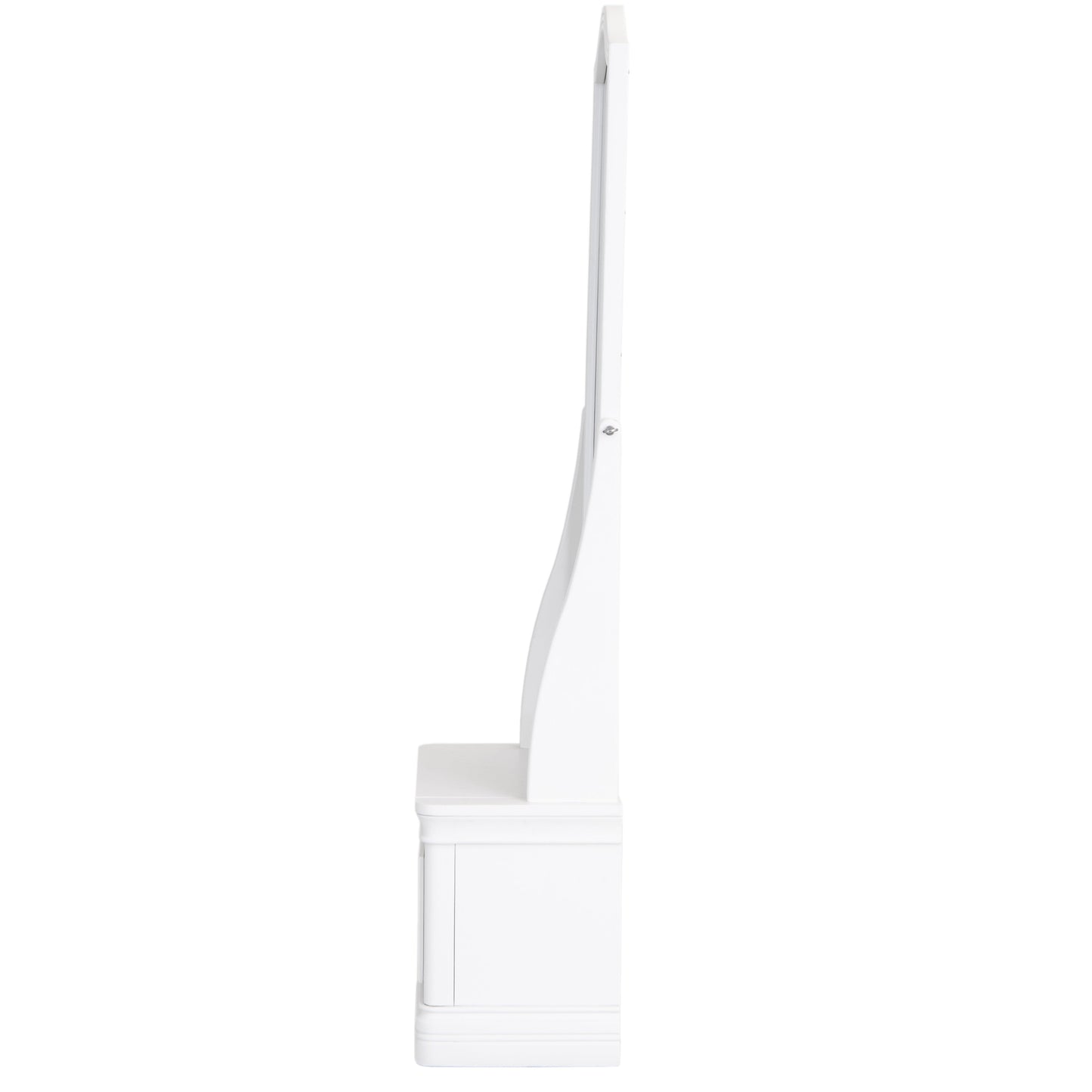 Foxton White Painted Cheval Mirror