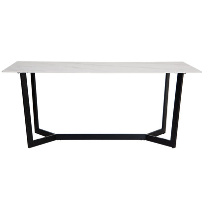 Sturton White Sintered Stone 1.8m Dining Table