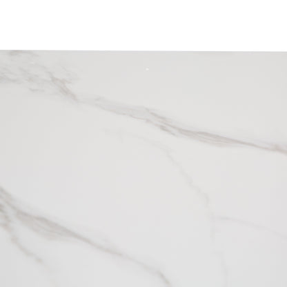 Sturton White Sintered Stone 1.8m Dining Table