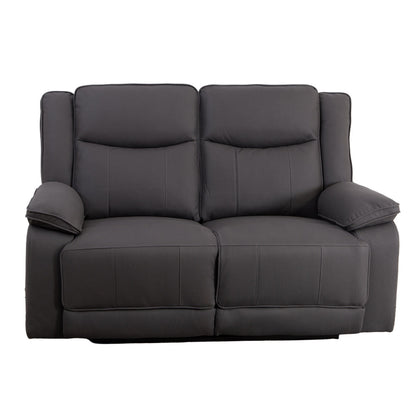 Milan Mocha Manual Recliner 2 Seater Sofa