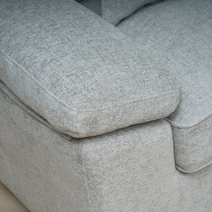 York Grey 3 Seater Sofa