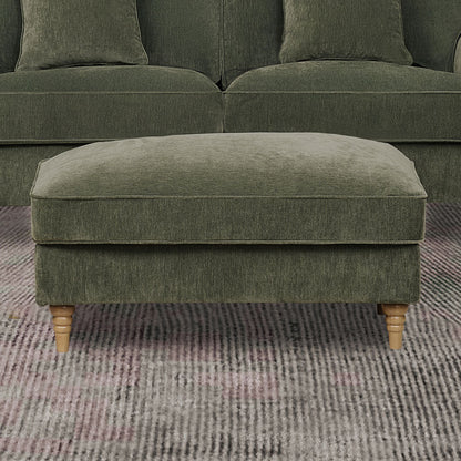 Stowe Forest Green Foot Stool