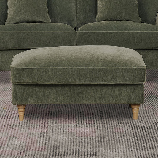 Stowe Forest Green Foot Stool