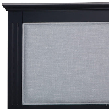 Banbury Midnight Grey Painted Double Bed Frame