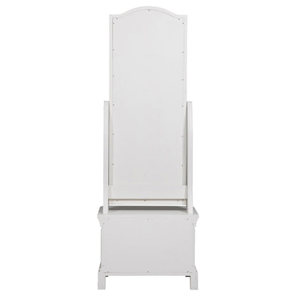 Harrington Bone Painted Cheval Mirror