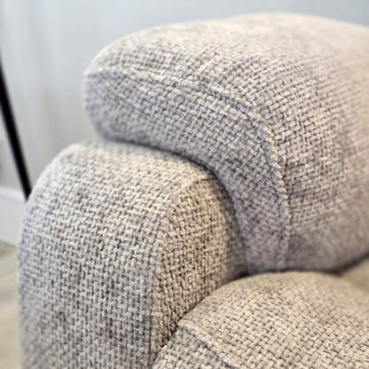 Rome Silver Power Recliner Armchair