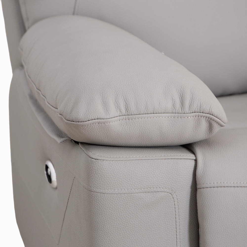 Florence Pearl Grey Power Recliner Armchair