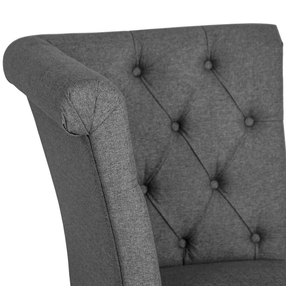 Torino Dark Grey Bedroom Corner Bench