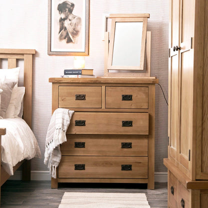 Winchester Oak 2 Over 3 Chest