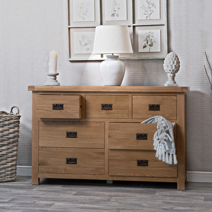 Winchester Oak 3 Over 4 Chest