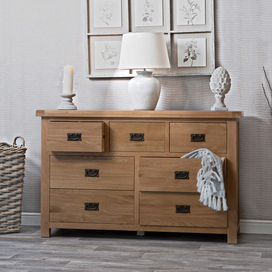 Winchester Oak 3 Over 4 Chest