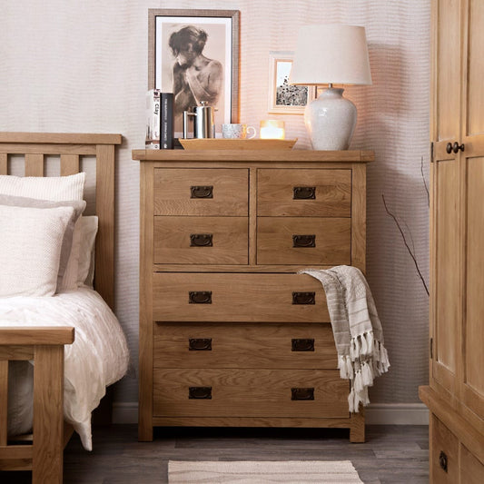 Winchester Oak 4 Over 3 Chest