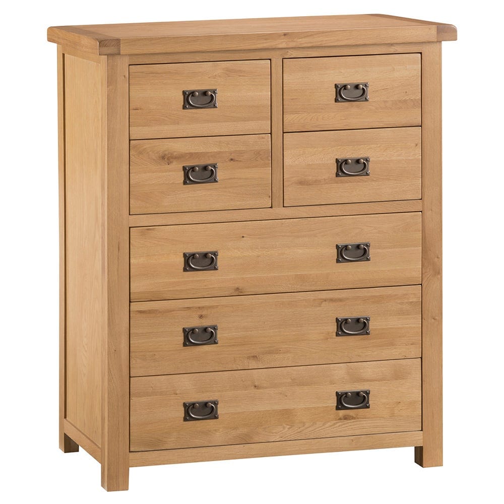 Winchester Oak 4 Over 3 Chest