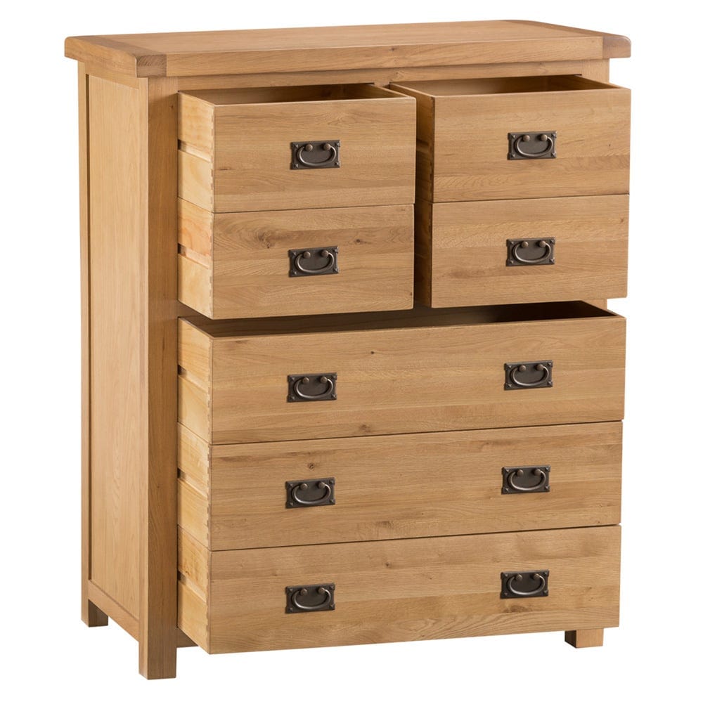 Winchester Oak 4 Over 3 Chest
