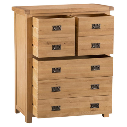 Winchester Oak 4 Over 3 Chest