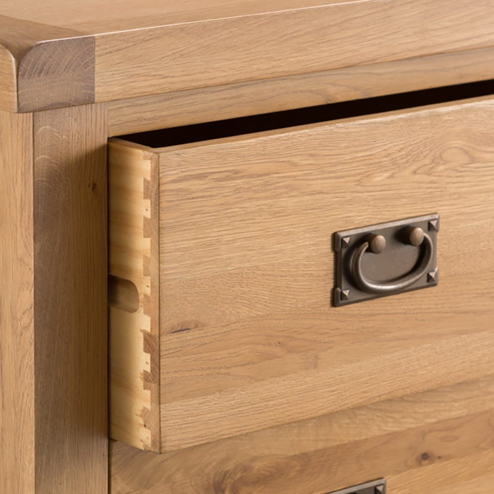 Winchester Oak 4 Over 3 Chest