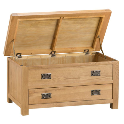 Winchester Oak Blanket Box