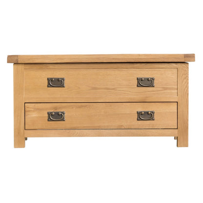 Winchester Oak Blanket Box