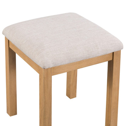 Winchester Oak Dressing Stool