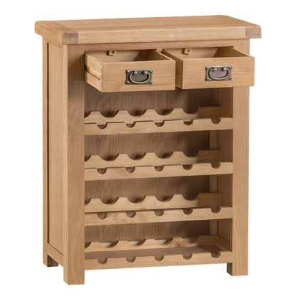 Winchester Oak Small Wine Rack