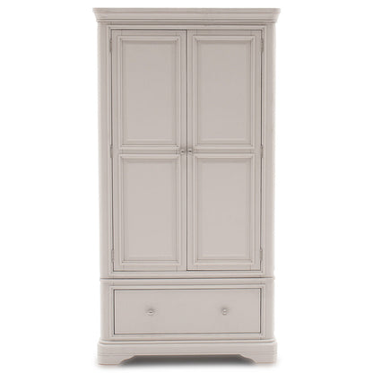 Harrington Taupe Painted Double Wardrobe