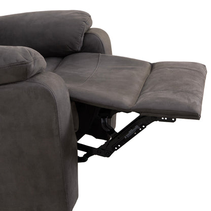 Rome Steel Power Recliner Armchair