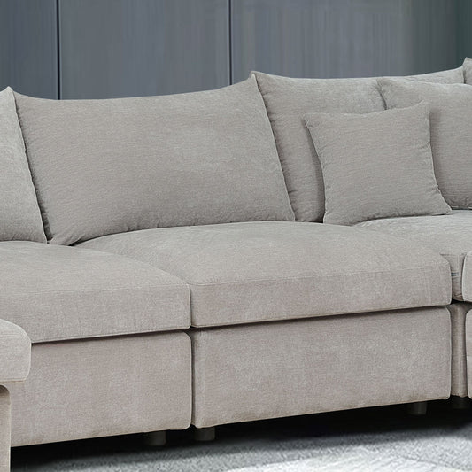 Winchester Grey Armless Middle Section