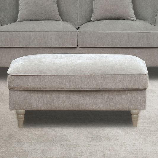 Stowe Grey Foot Stool