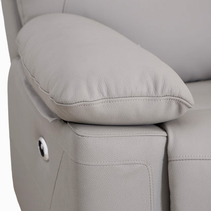 Florence Pearl Grey Power Recliner 2 Seater Sofa