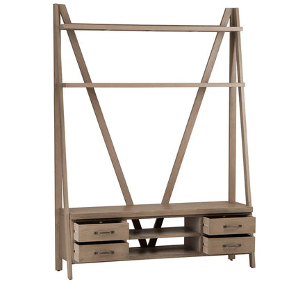 Falmouth Oak Bookcase TV Unit