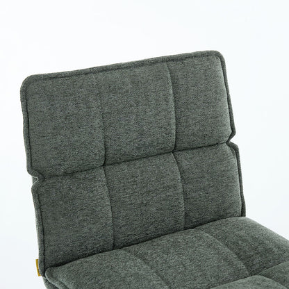 Forest Green Luxe Panel Stitch Bar Stool - The Furniture Warehouse