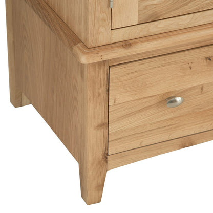 Gloucester Oak 2 Door Wardrobe with Drawer