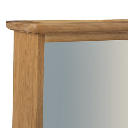 Gloucester Oak Mirrored Coat Rack