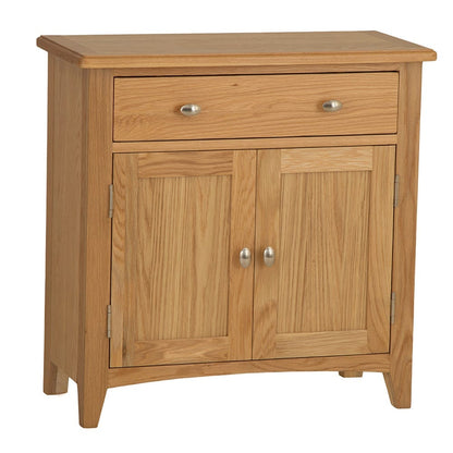 Gloucester Oak Mini 2 Door 1 Drawer Sideboard
