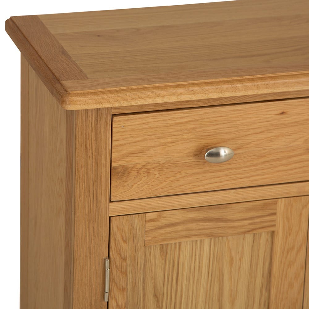 Gloucester Oak Mini 2 Door 1 Drawer Sideboard