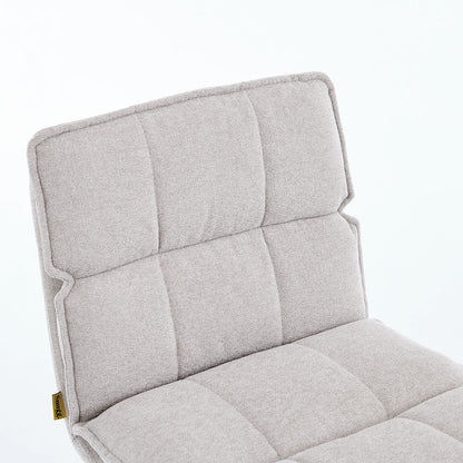 Grey Luxe Panel Stitch Bar Stool - The Furniture Warehouse