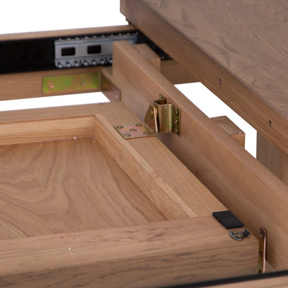 Wessex Smoked Oak 1.3m Extending Dining Table