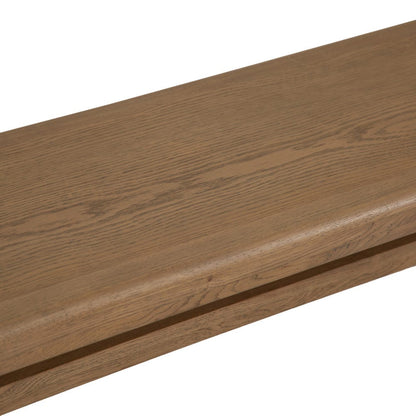 Wessex Smoked Oak 2.0m Cross Leg Bench